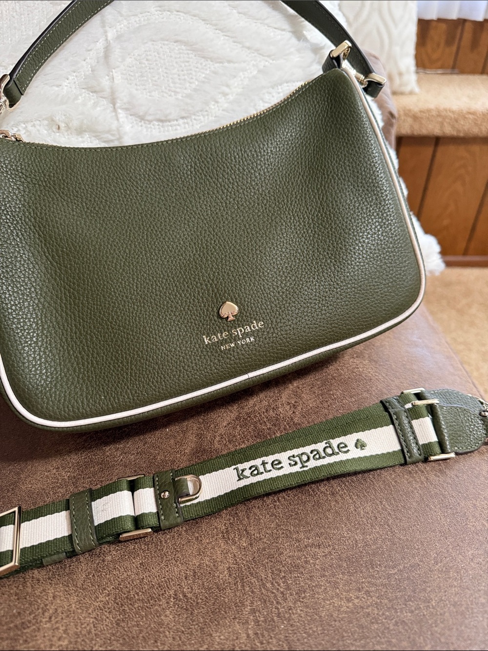 Kate Spade Olive Green Handbag